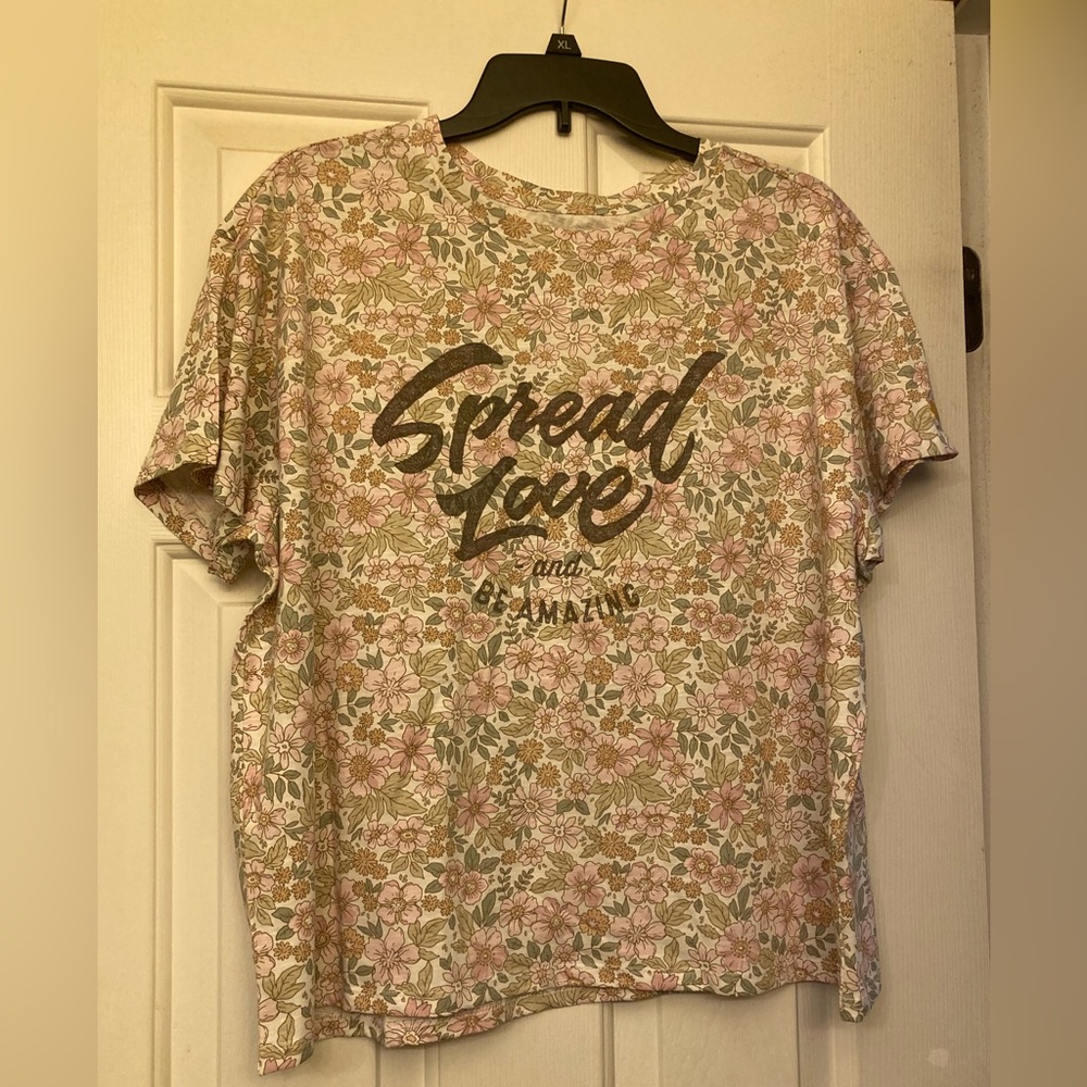 C&C California,large, new with tags, 100% cotton, spread love and be amazing